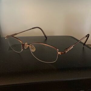 Women’s Eyeglass Frames. Rose color.